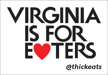 Virginia Is For Eaters decal